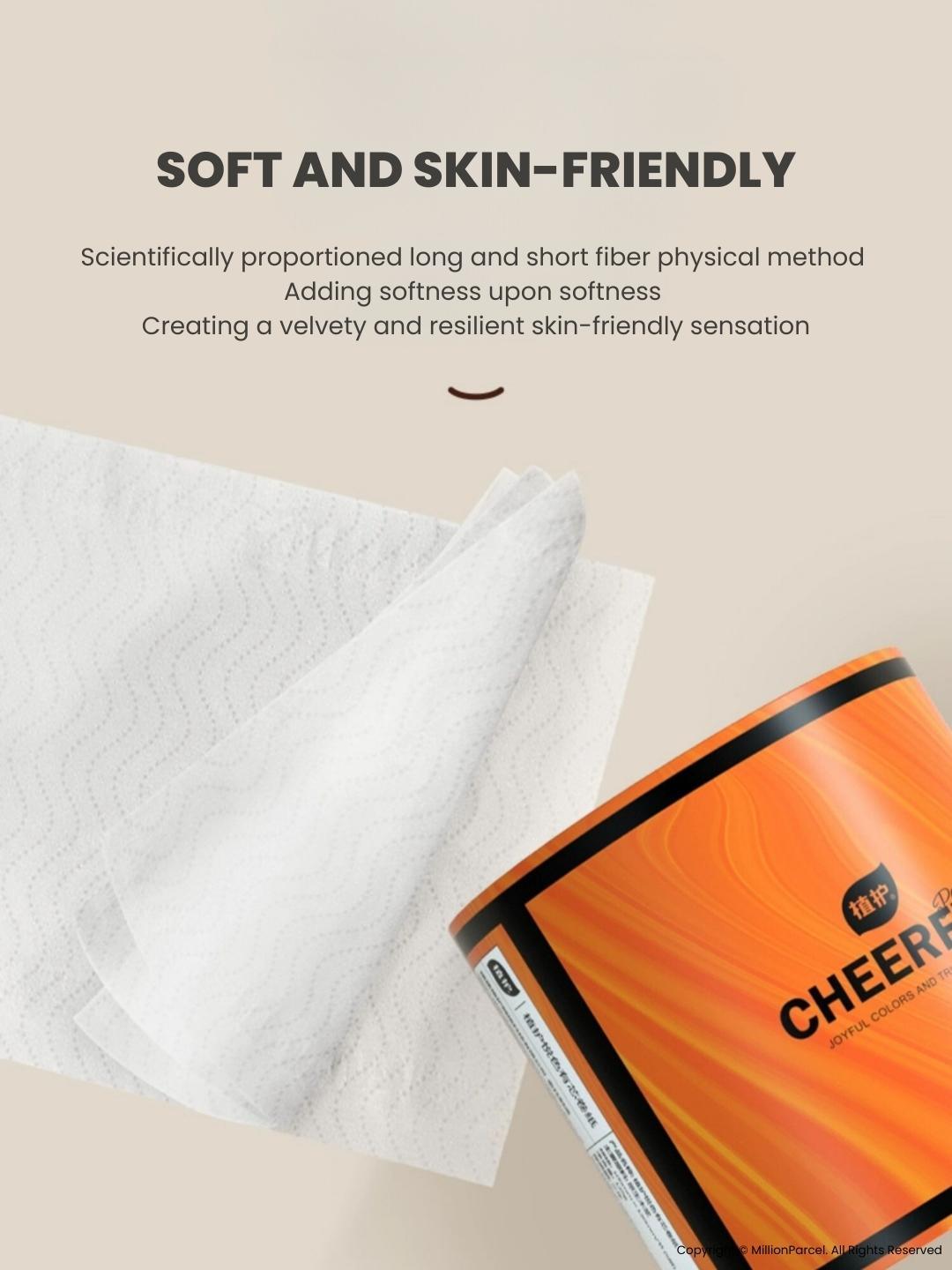 Botare Toilet Paper 5ply | Air Cushion Cheerful Design - MillionParcel