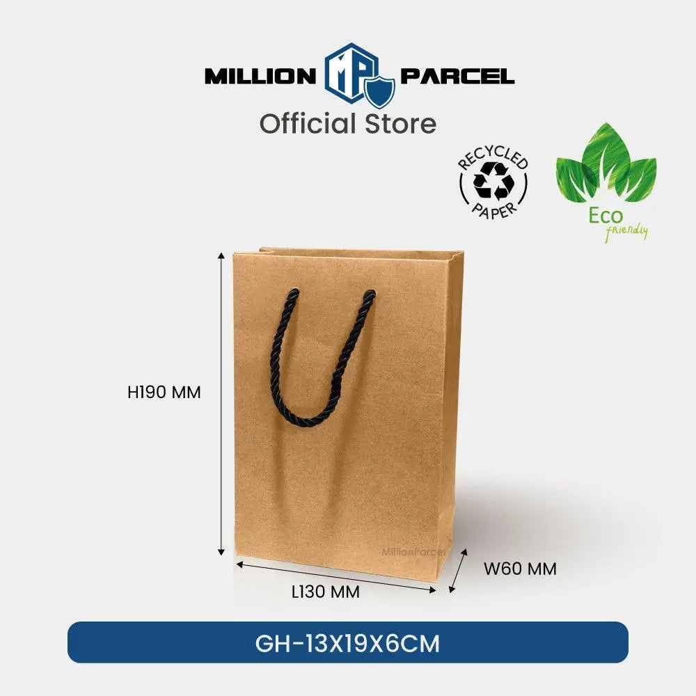 Brown Kraft Paper Bags - MillionParcel