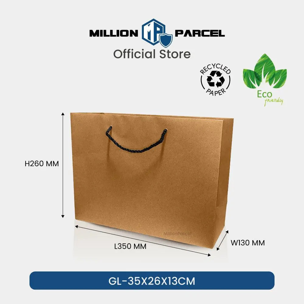 Brown Kraft Paper Bags - MillionParcel