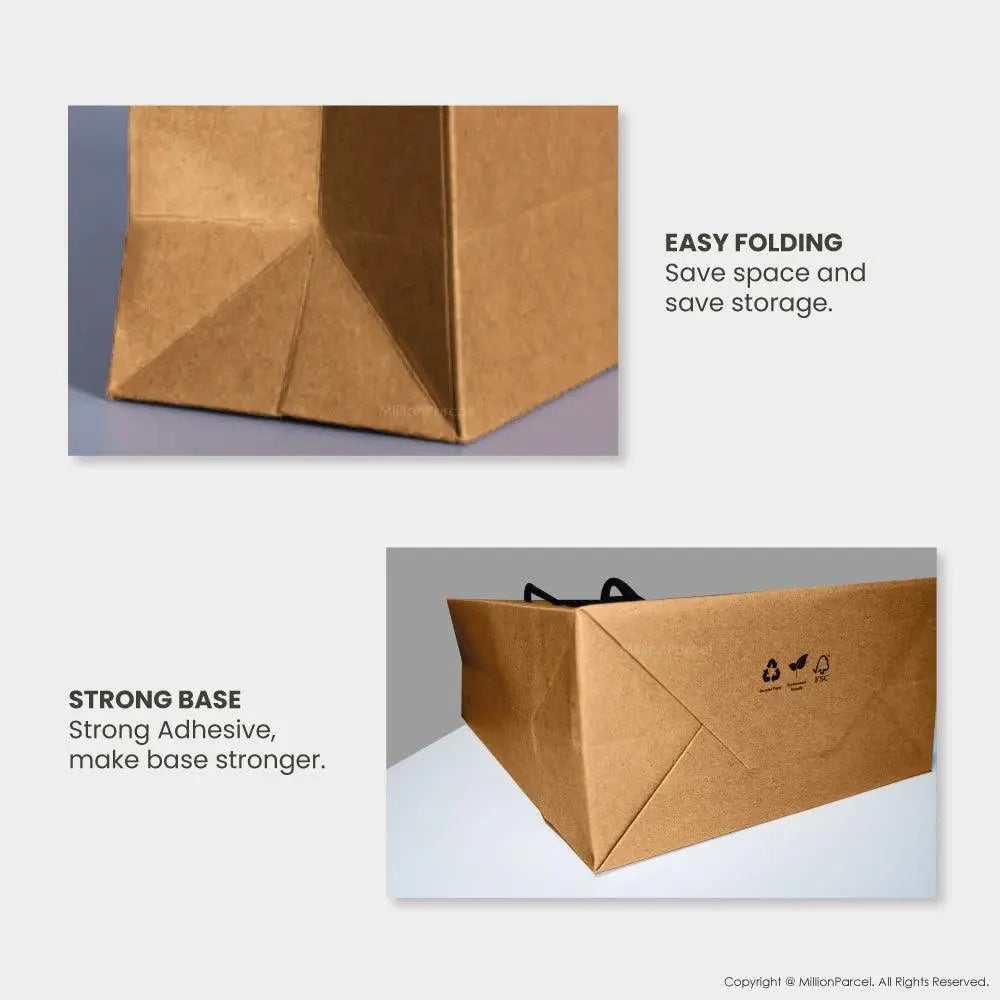 Brown Kraft Paper Bags - MillionParcel