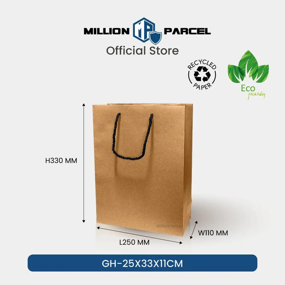 Brown Kraft Paper Bags - MillionParcel