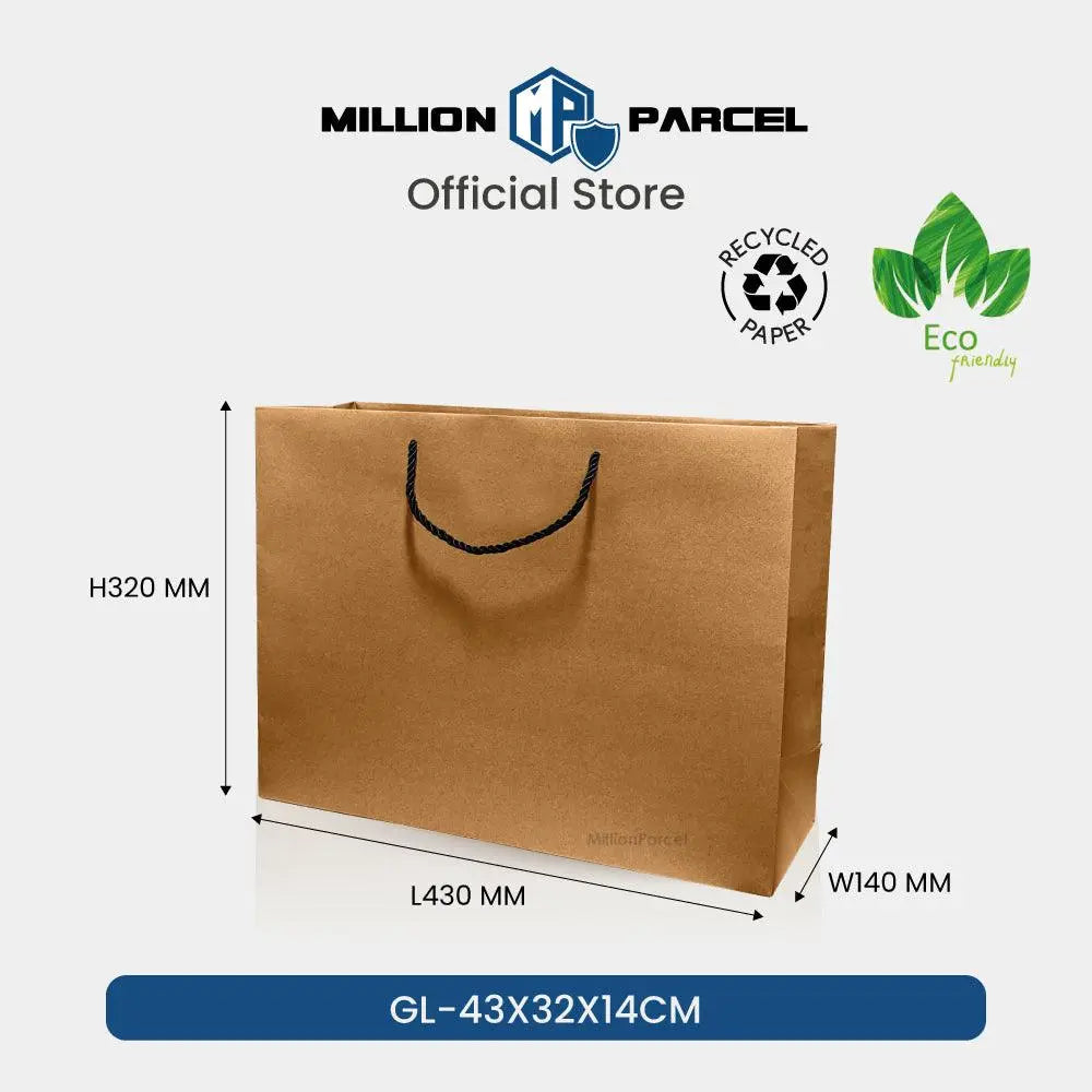 Brown Kraft Paper Bags - MillionParcel