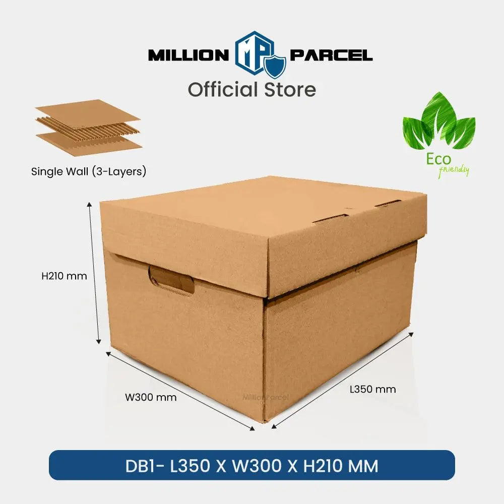 Carton Box - DB Series | Prefect for Document Storage & Moving House - MillionParcel