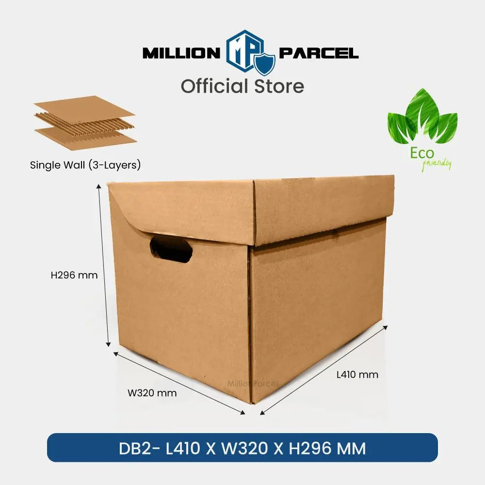 Carton Box - DB Series | Prefect for Document Storage & Moving House - MillionParcel