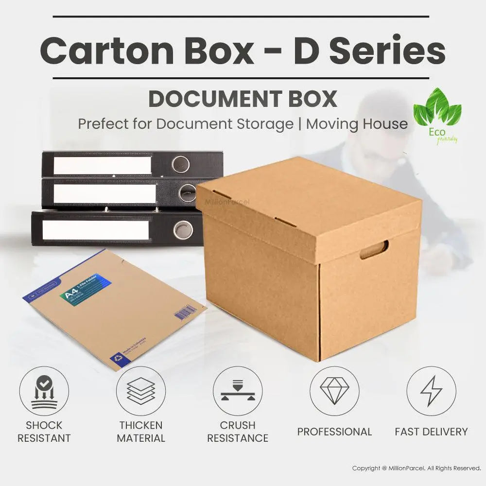 Carton Box - DB Series | Prefect for Document Storage & Moving House - MillionParcel