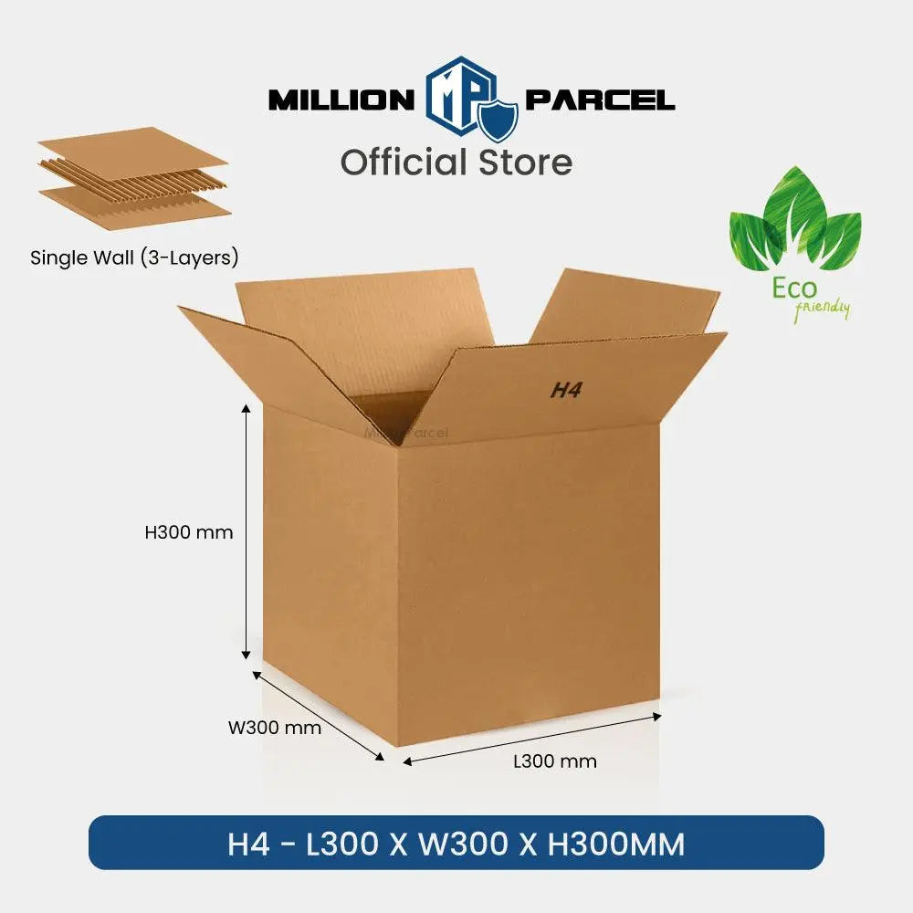 Carton Box - H series | Perfect for Square Size item - MillionParcel