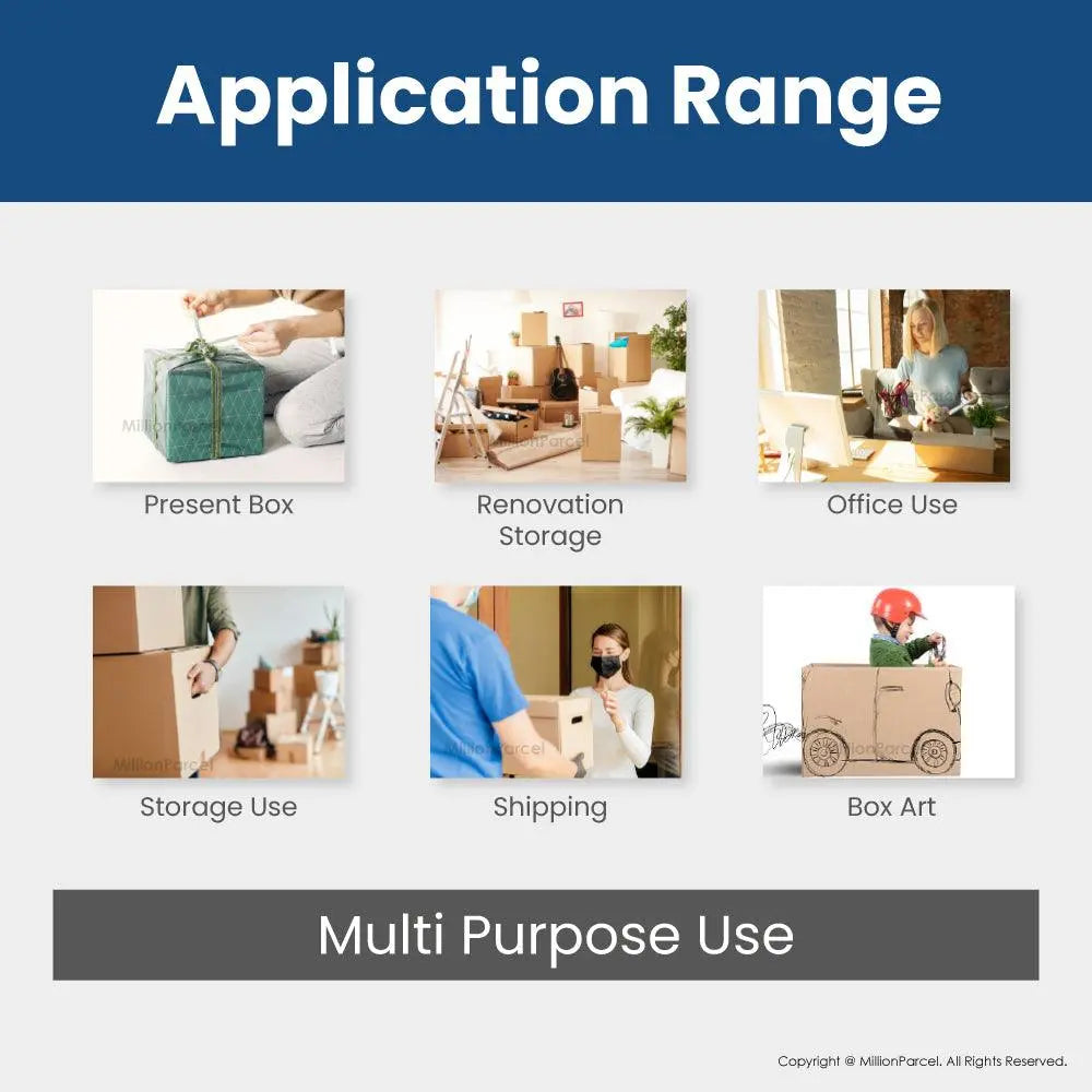 Carton Box - H series | Perfect for Square Size item - MillionParcel