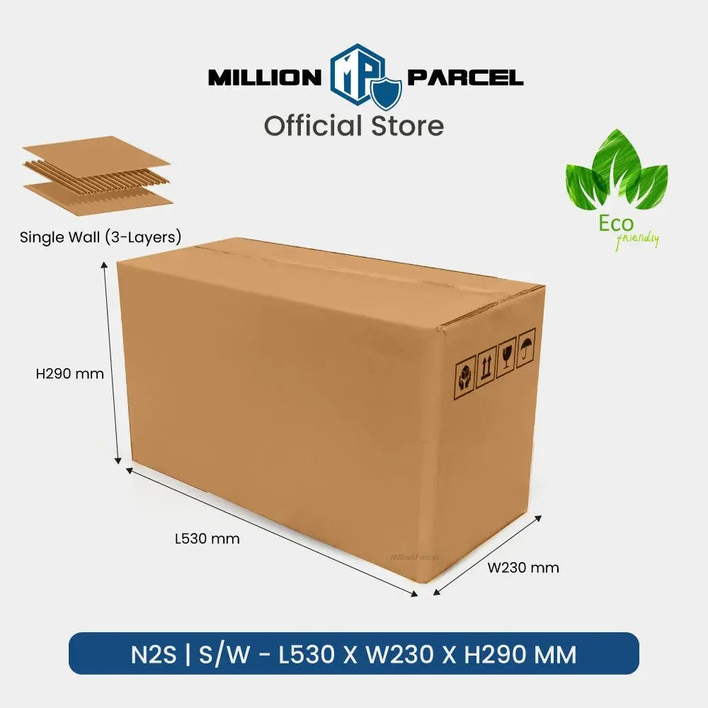 Carton Box - N Series | Most Popular Size in Singapore - MillionParcel