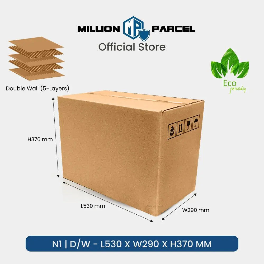 Carton Box - N Series | Most Popular Size in Singapore - MillionParcel