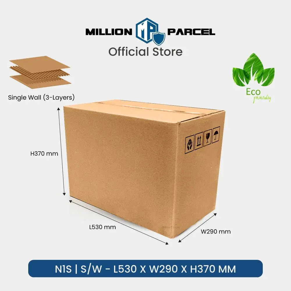 Carton Box - N Series | Most Popular Size in Singapore - MillionParcel