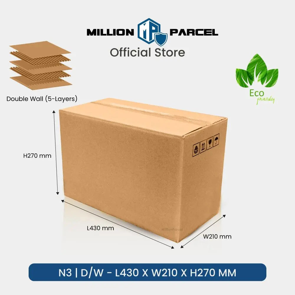 Carton Box - N Series | Most Popular Size in Singapore - MillionParcel