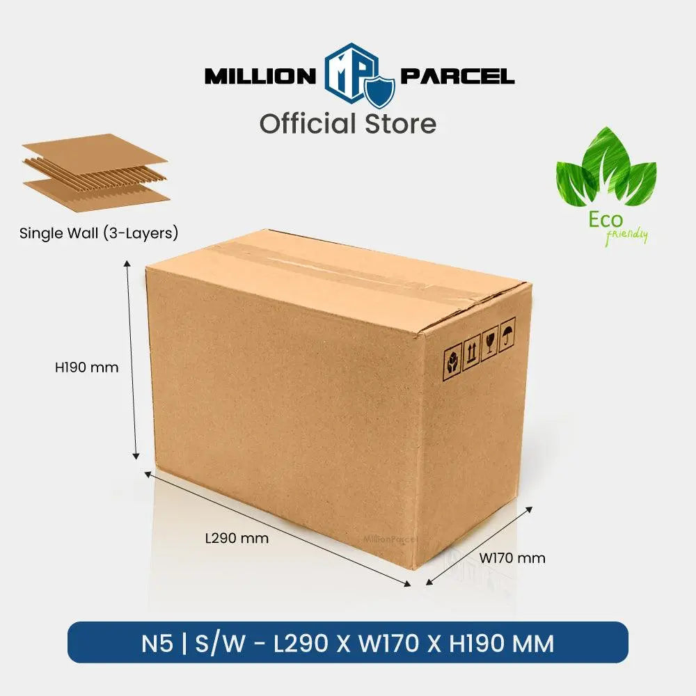 Carton Box - N Series | Most Popular Size in Singapore - MillionParcel