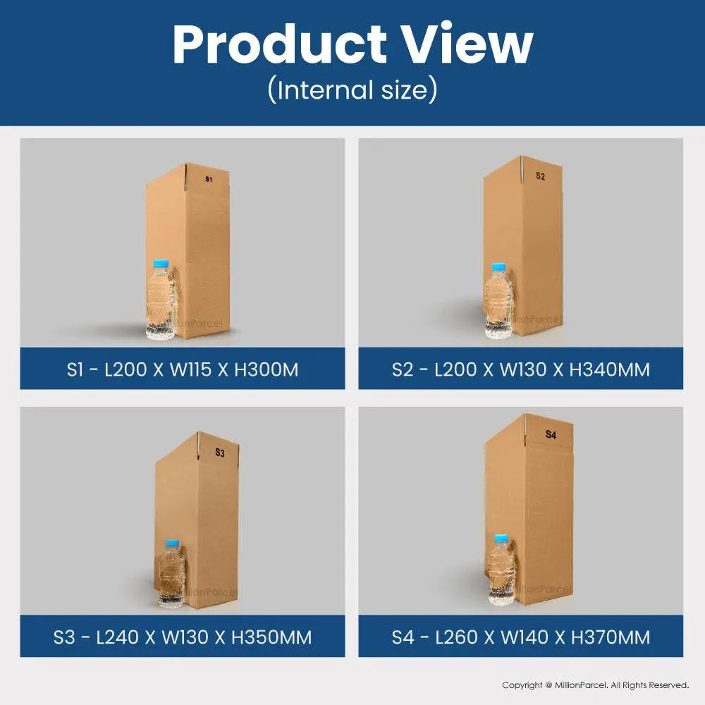 Carton Box - S Series | Prefect for Shoes Packing - MillionParcel