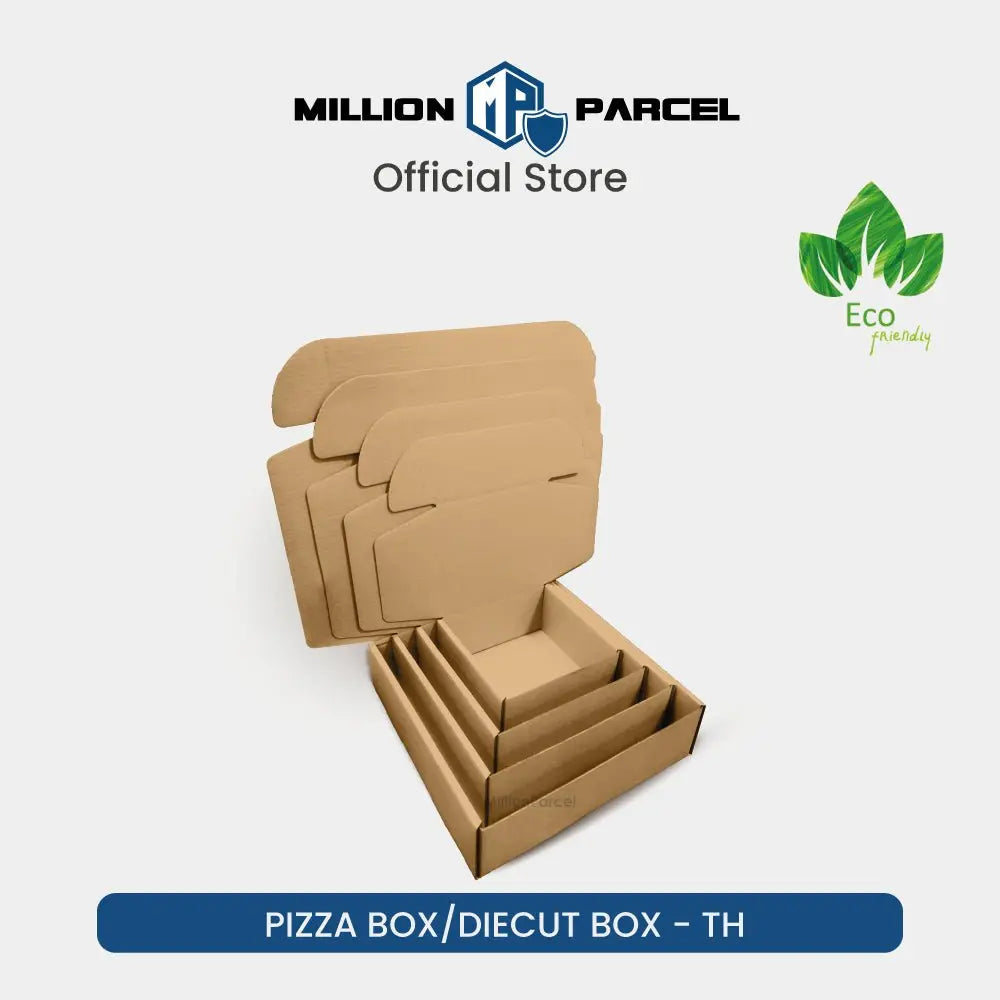 Carton Box - T Series | Die Cut Pizza Box style - MillionParcel