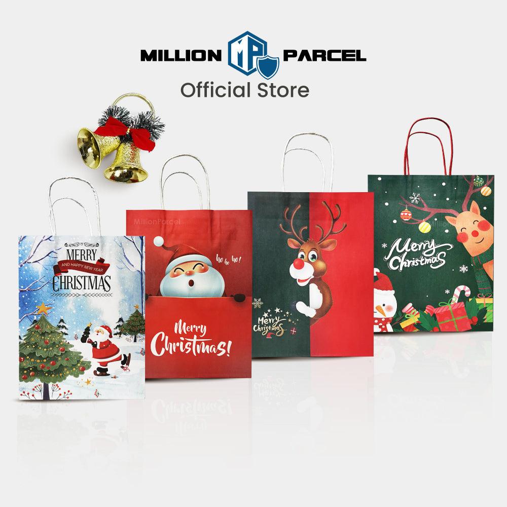 Christmas Paper Bag | Window Paper Bag - MillionParcel