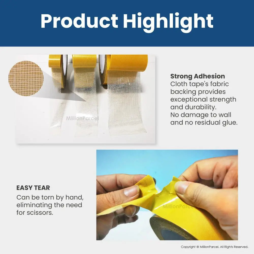 Double Sided Mesh Tape - MillionParcel