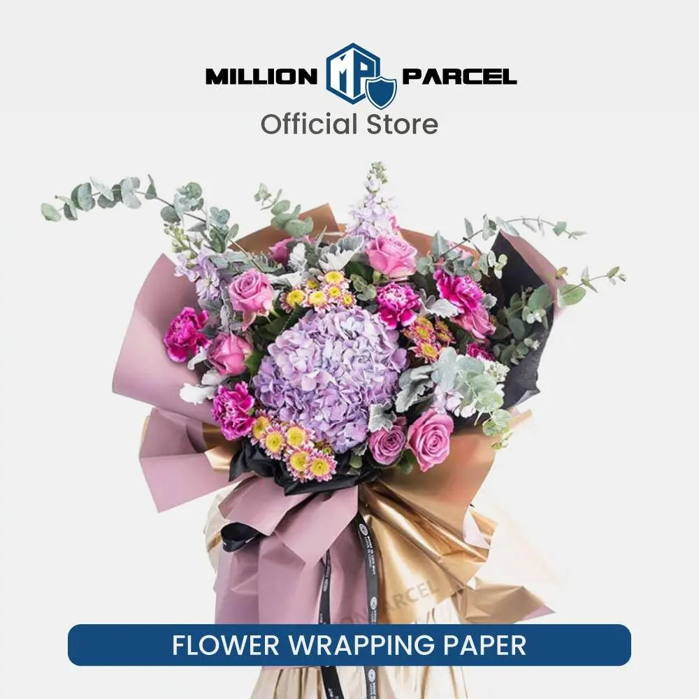 Flower Wrapping Paper - Dual Colour - MillionParcel