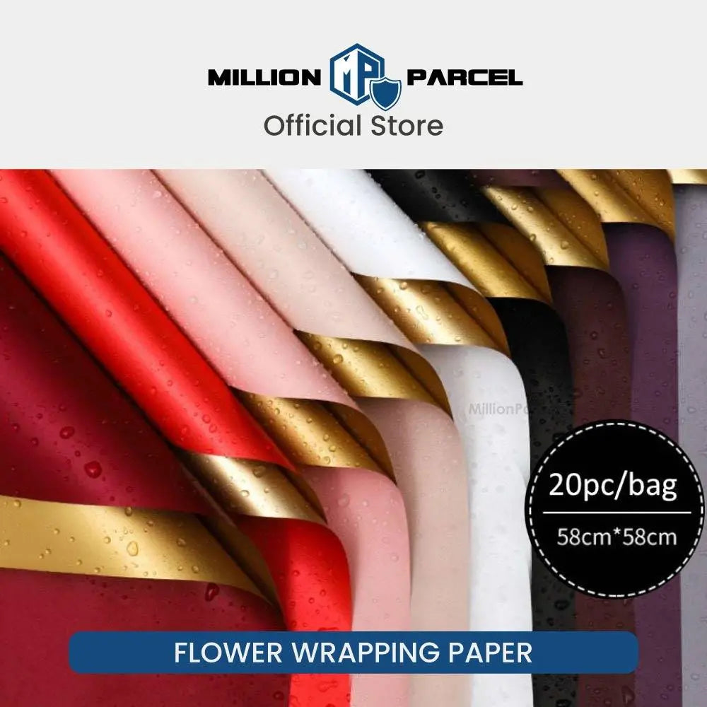 Flower Wrapping Paper - Dual Colour - MillionParcel