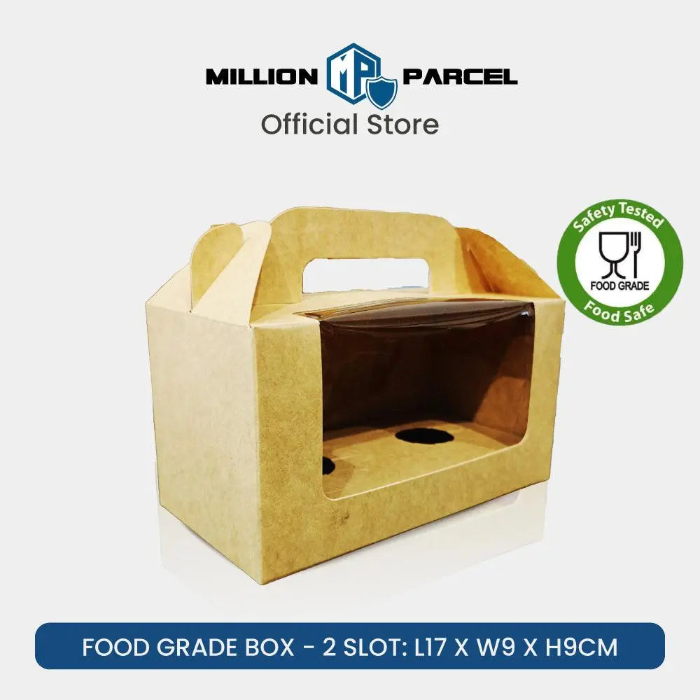 Food Grade Cake Box with Window + Tray - MillionParcel