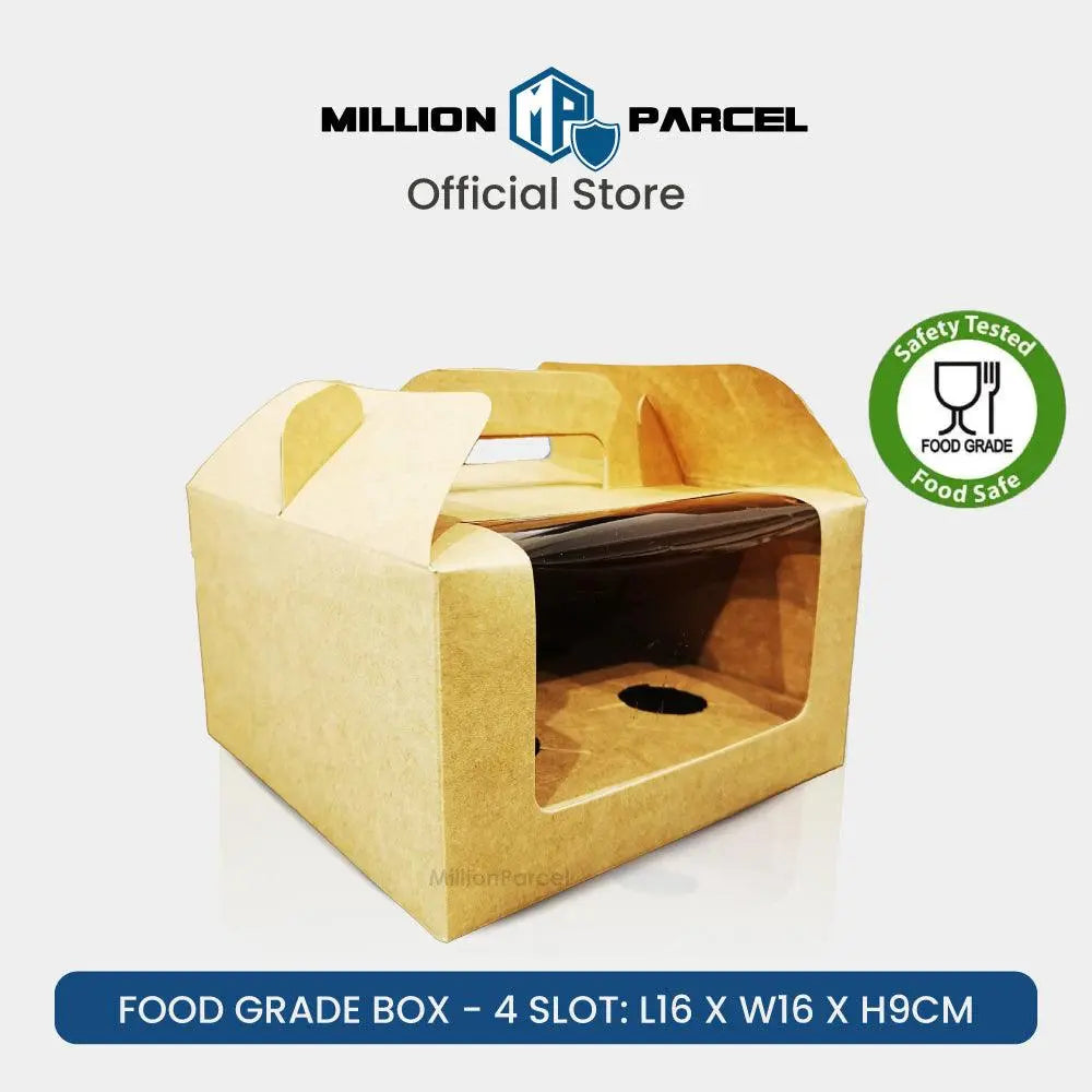 Food Grade Cake Box with Window + Tray - MillionParcel