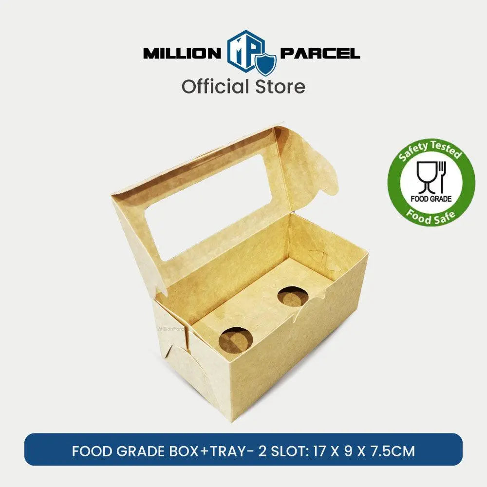 Food Grade Cake Box with Window + Tray - MillionParcel