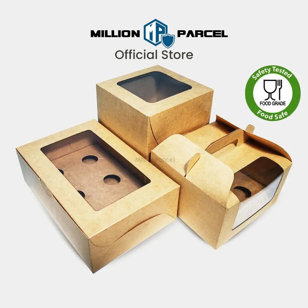 Food Grade Cake Box with Window + Tray - MillionParcel