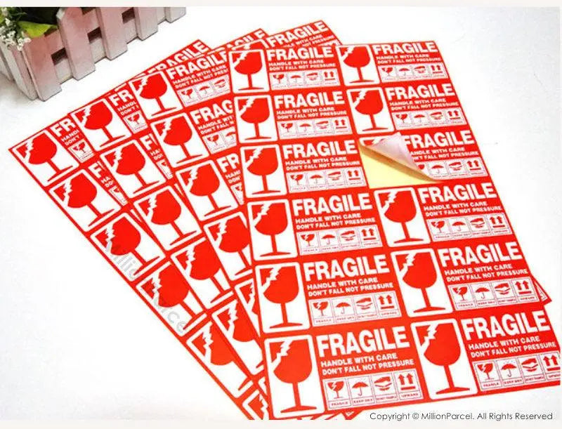 Fragile Label - - Ensure your fragile items arrive safely - MillionParcel