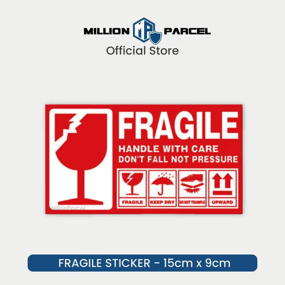 Fragile Label - - Ensure your fragile items arrive safely - MillionParcel