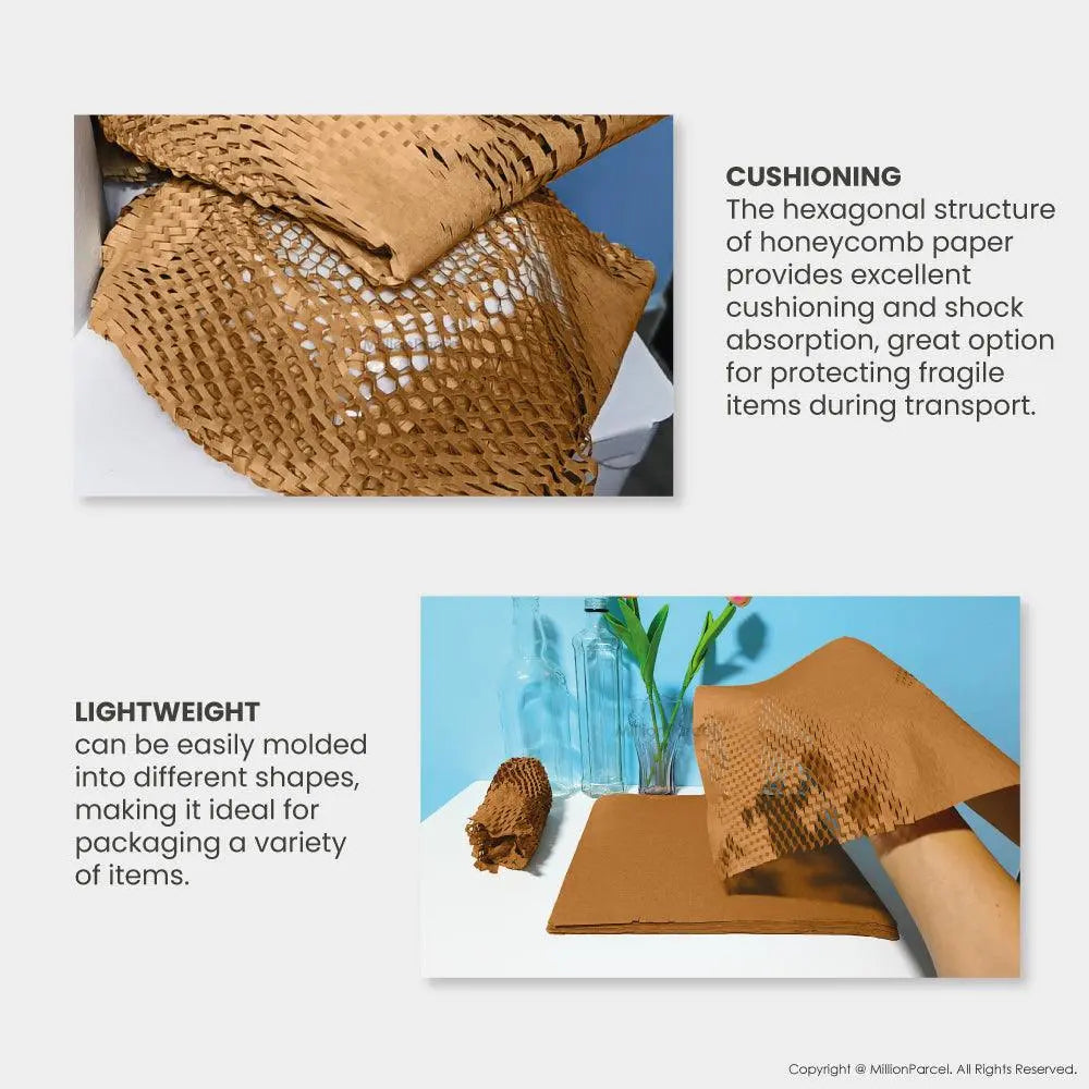 Honeycomb Paper Sheet | Honeycomb Wrap Sheet - MillionParcel