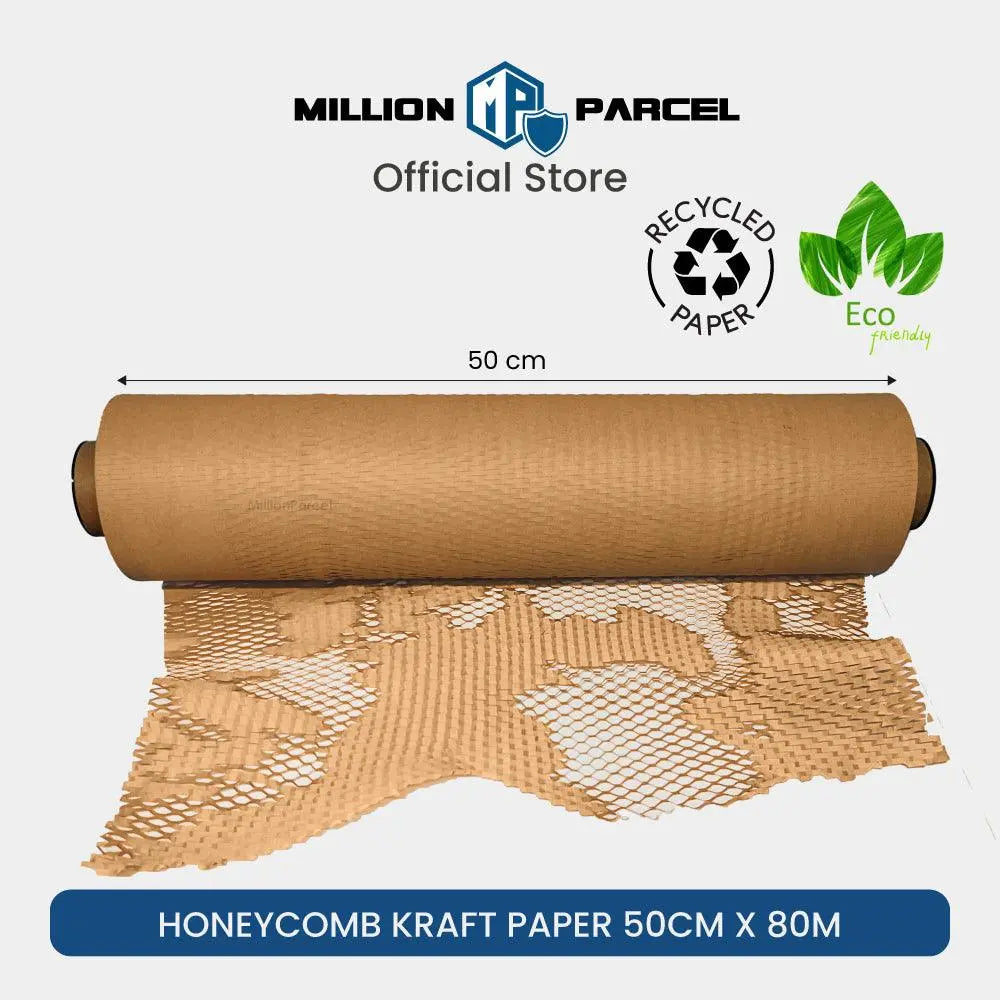 Honeycomb Wrap  | Honeycomb Paper Replace Bubble Wrap - MillionParcel