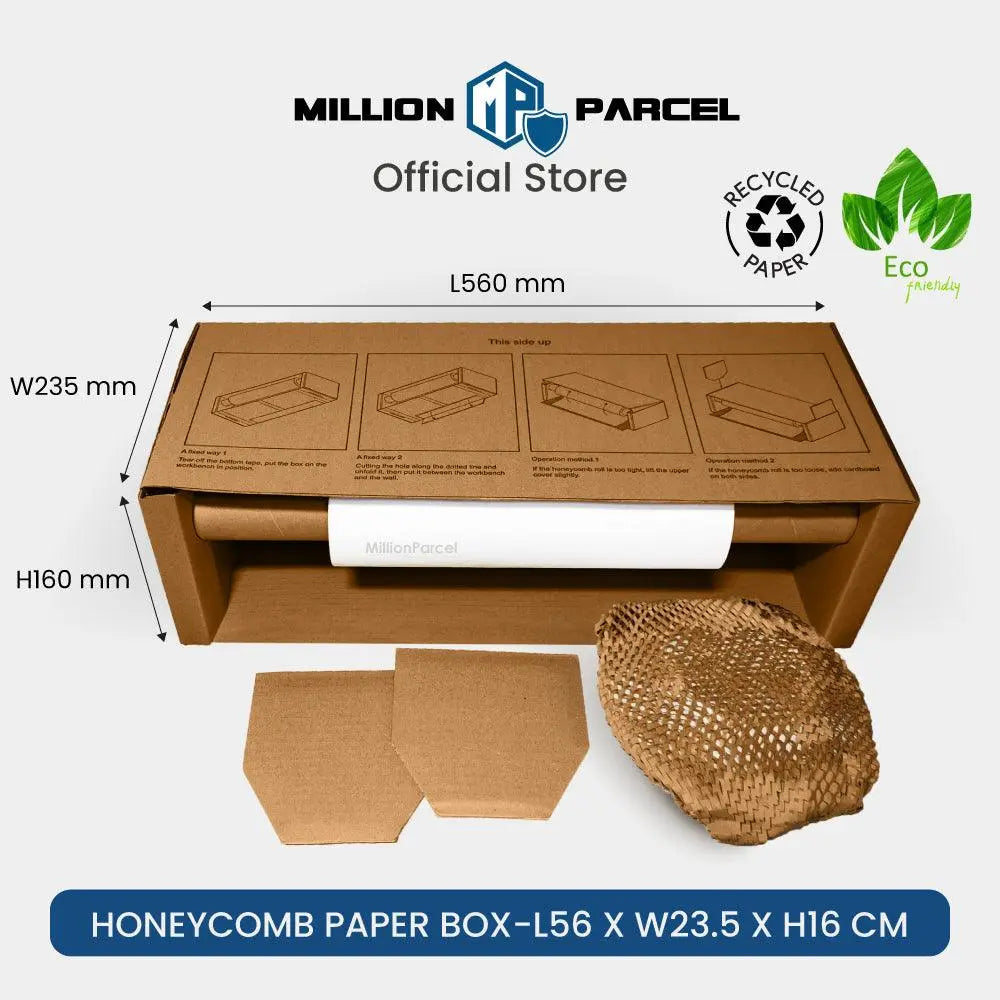 Honeycomb Wrap  | Honeycomb Paper Replace Bubble Wrap - MillionParcel