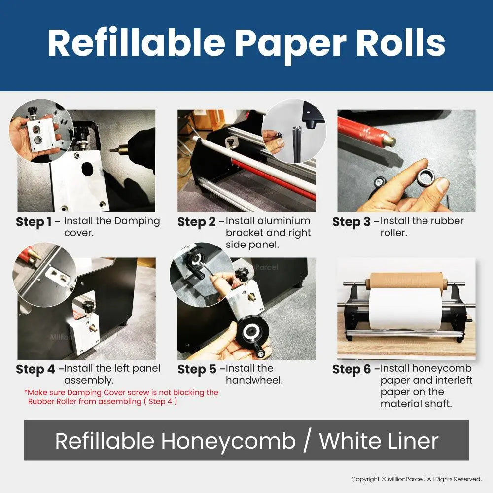 Honeycomb Wrap Paper Rack - MillionParcel