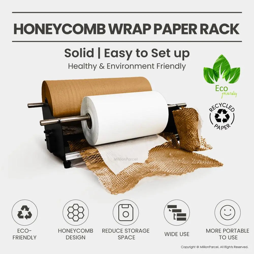 Honeycomb Wrap Paper Rack - MillionParcel