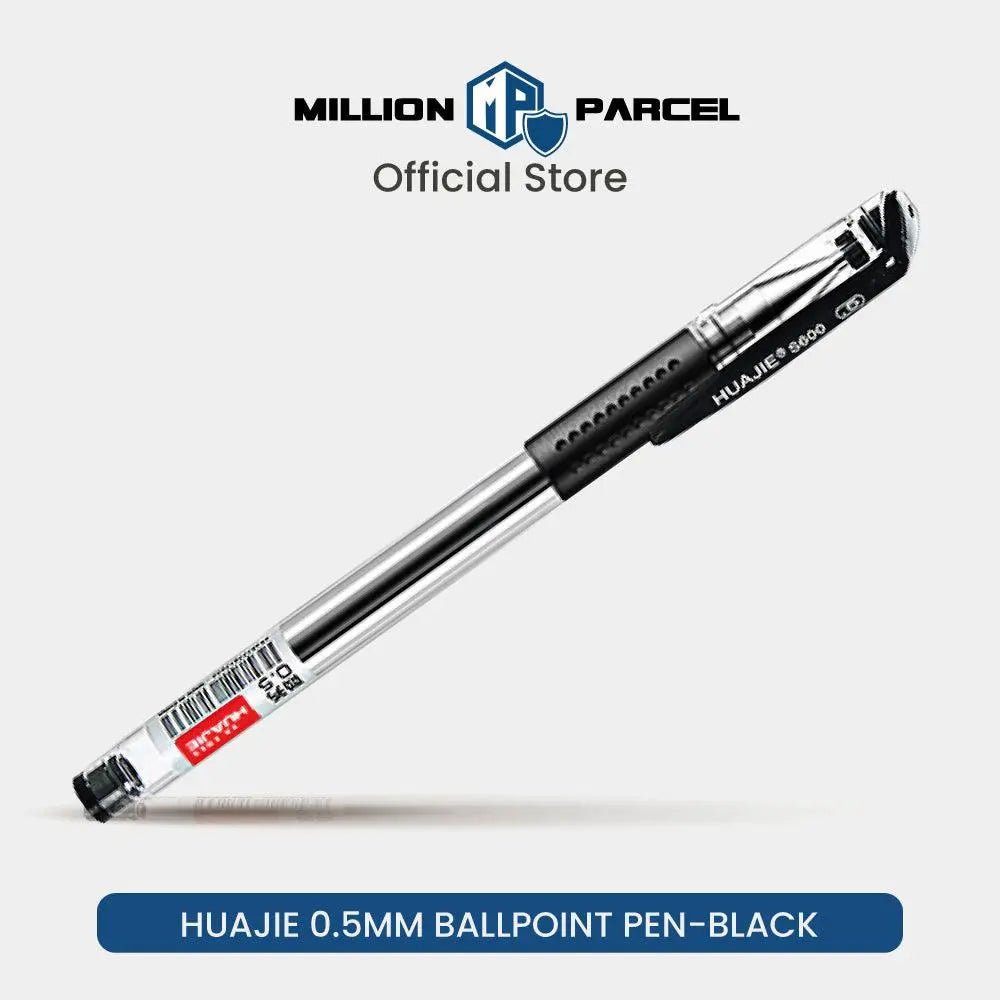 HuaJie Ballpoint Pen 0.5mm |  Pen with Cap S600 - MillionParcel