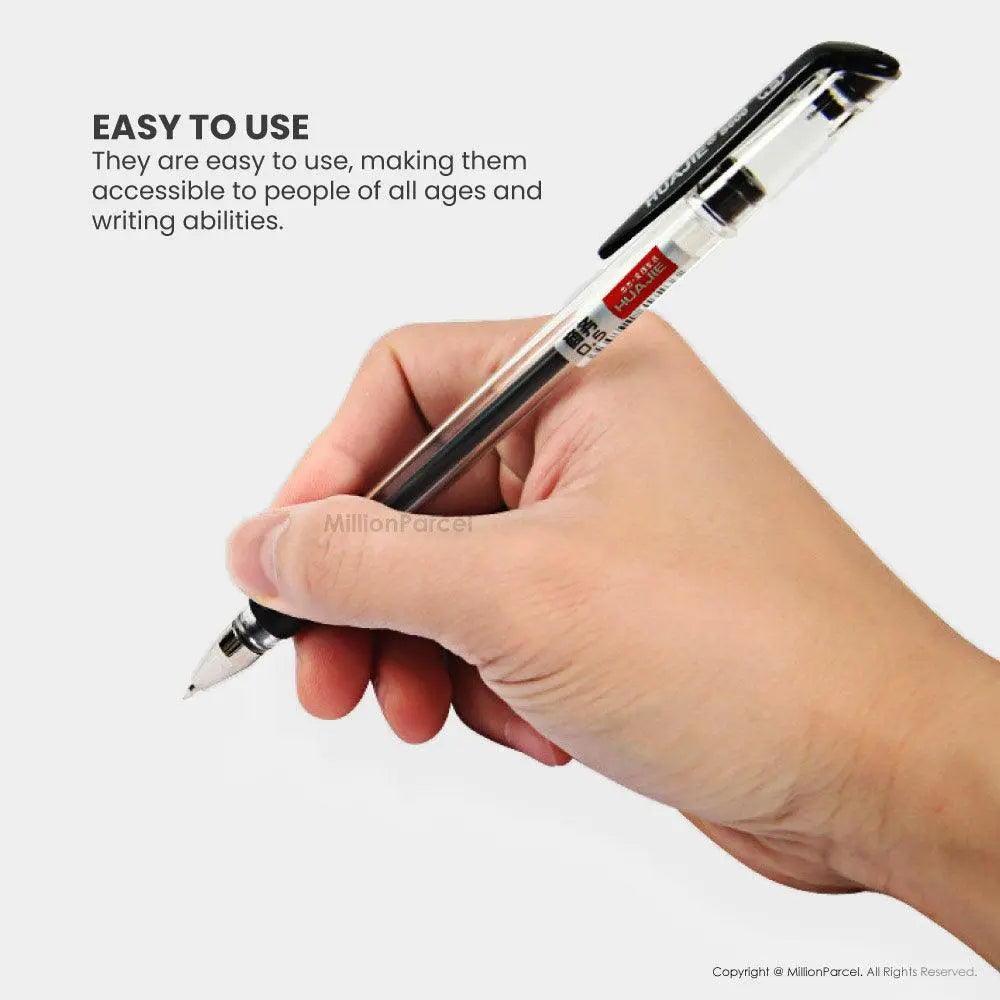 HuaJie Ballpoint Pen 0.5mm |  Pen with Cap S600 - MillionParcel