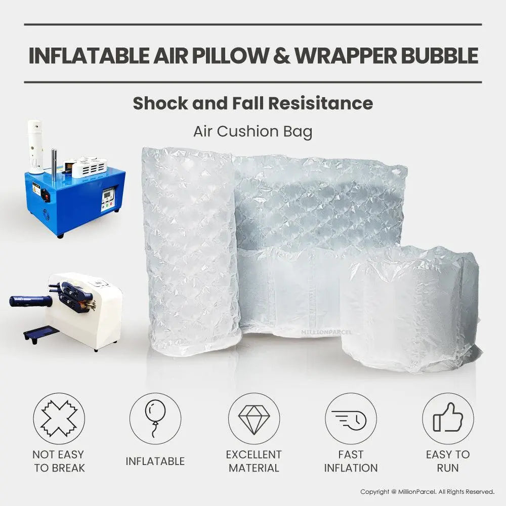 Inflatable Air Pillow Bag | Air Bubble Wrapper - MillionParcel