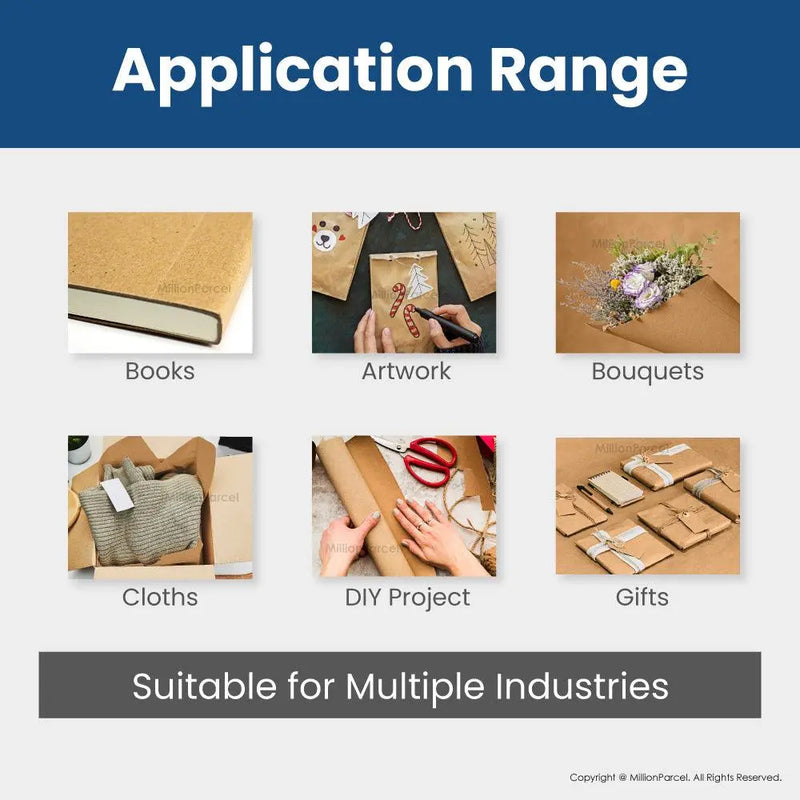 Kraft Paper Roll | Kraft Paper Sheet - MillionParcel