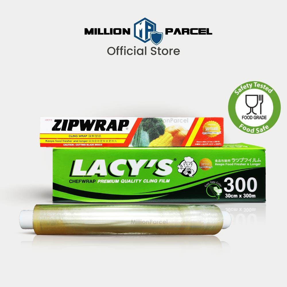 Lacy’s PVC Cling Film & Zipwrap with cutting blade - MillionParcel