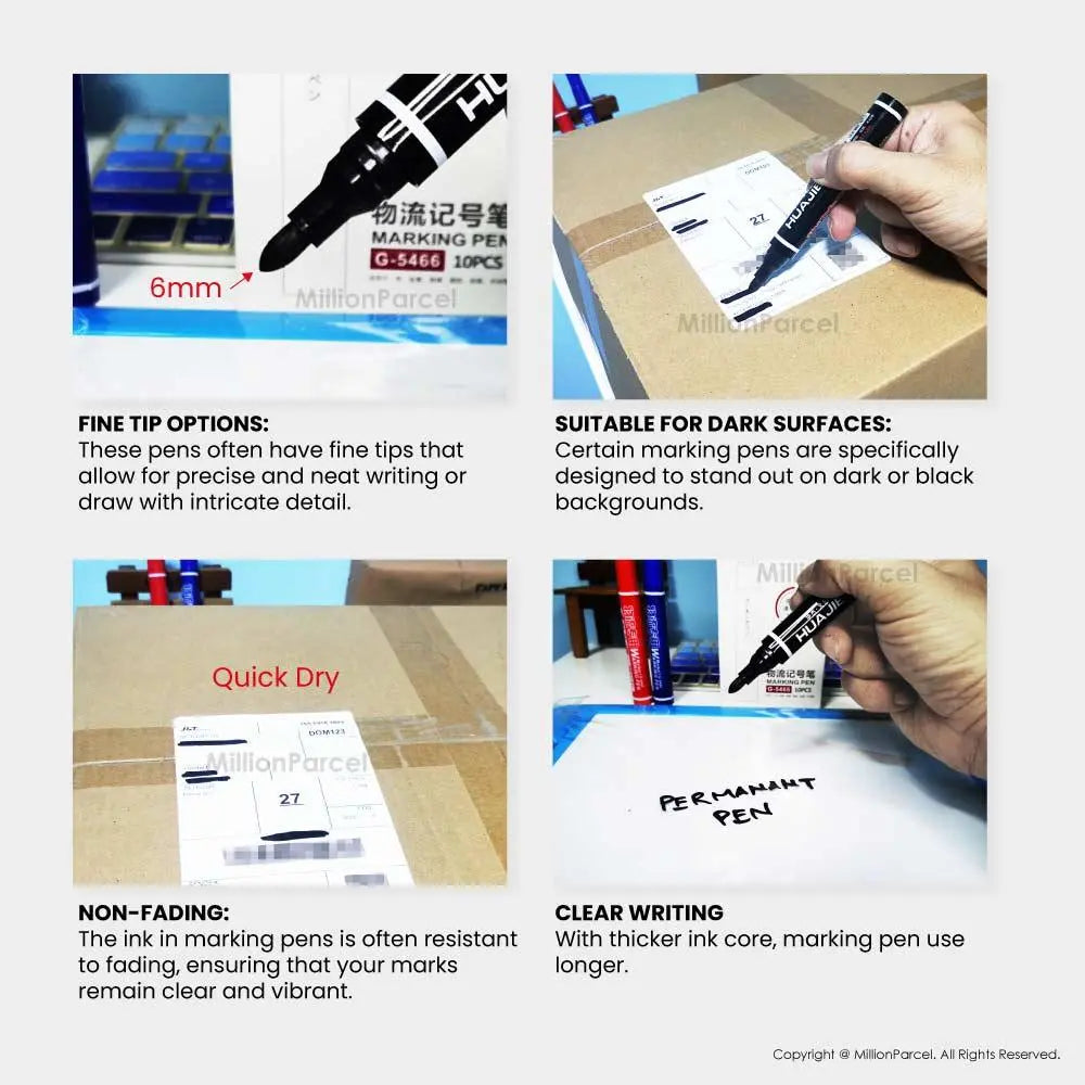 Marker Pen | Whiteboard Marker & Permanent Marker - MillionParcel