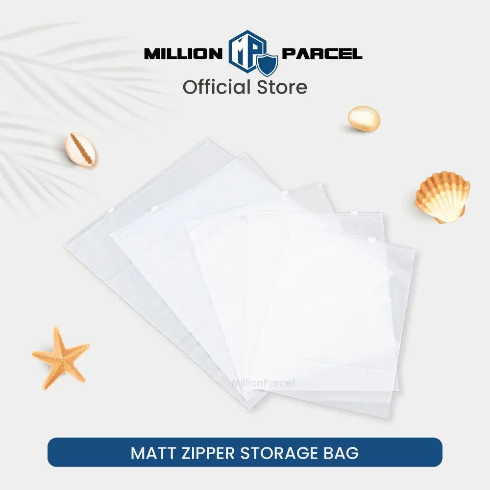 Matt Zipper Storage Bag - MillionParcel