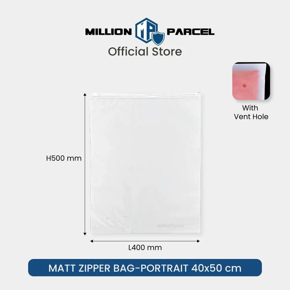 Matt Zipper Storage Bag - MillionParcel