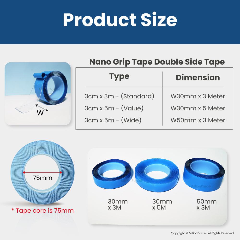 Nano Grip Tape Double Side Tape - MillionParcel