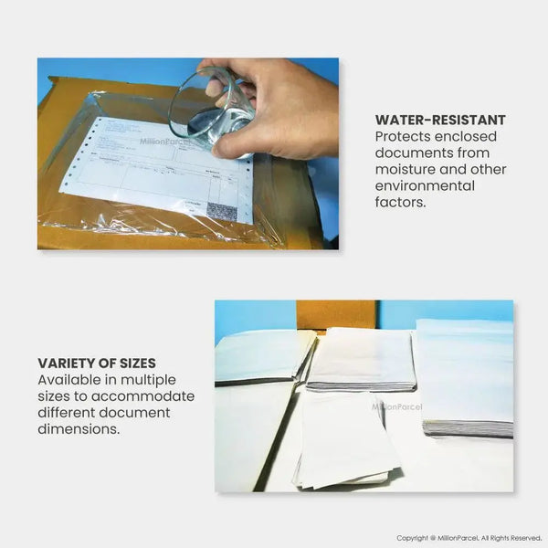 Consignment Packaging Packing List Envelope / Adhesive Consignment Note - MillionParcel