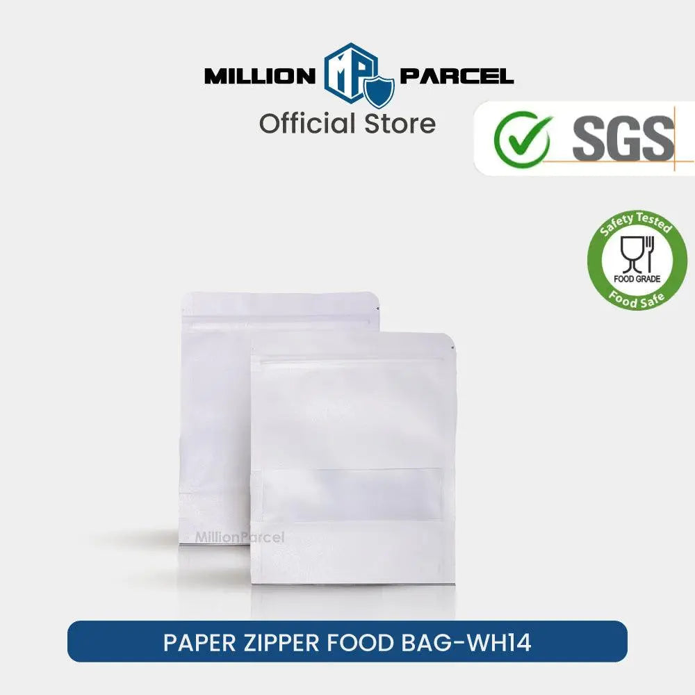 Paper Zipper Food Bag - MillionParcel