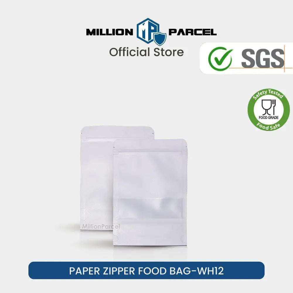 Paper Zipper Food Bag - MillionParcel