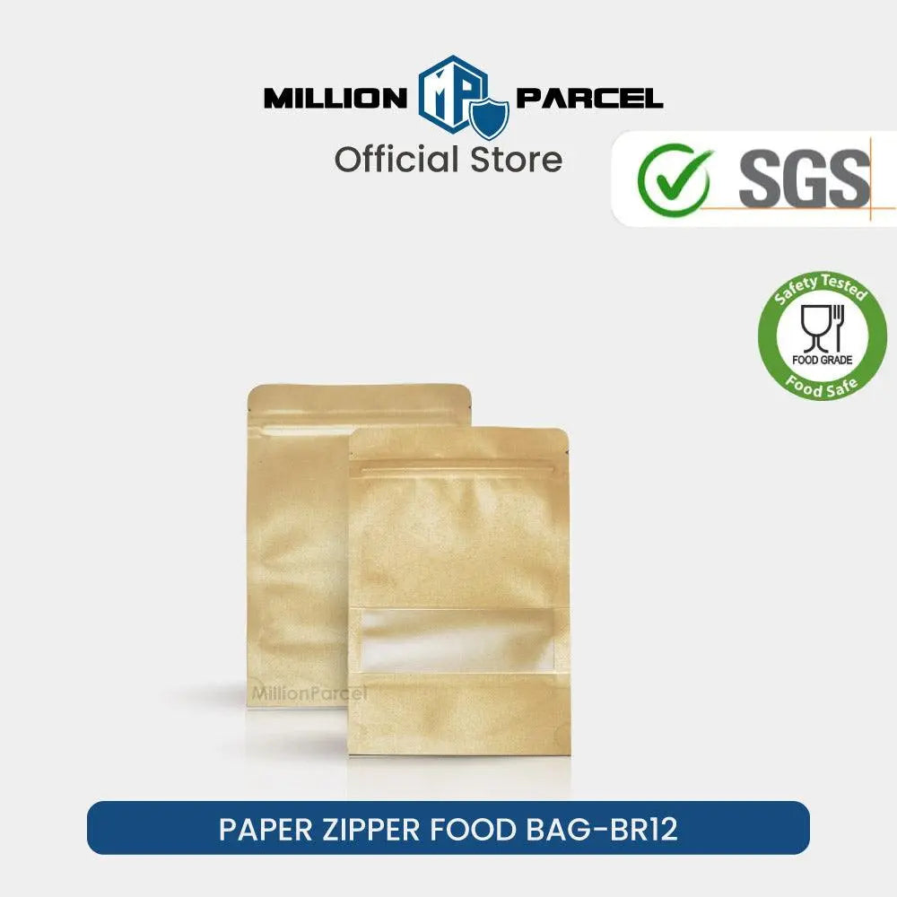 Paper Zipper Food Bag - MillionParcel