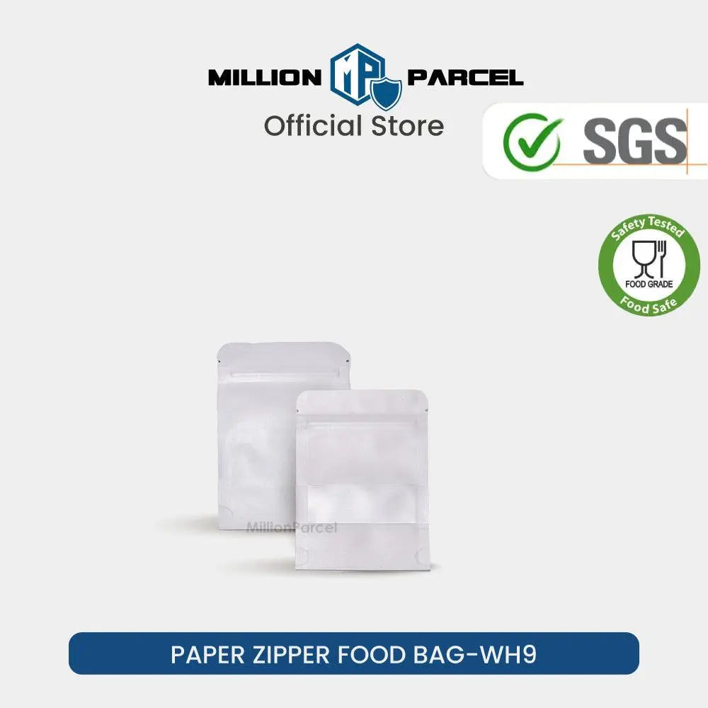 Paper Zipper Food Bag - MillionParcel