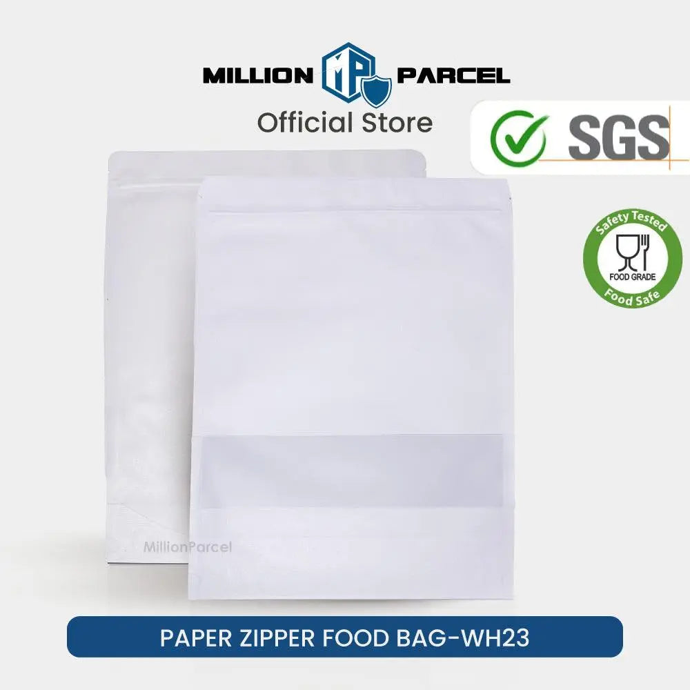 Paper Zipper Food Bag - MillionParcel