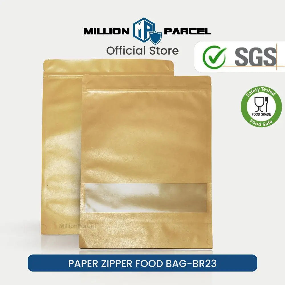 Paper Zipper Food Bag - MillionParcel