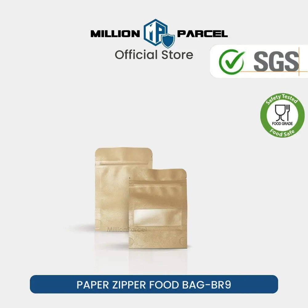 Paper Zipper Food Bag - MillionParcel